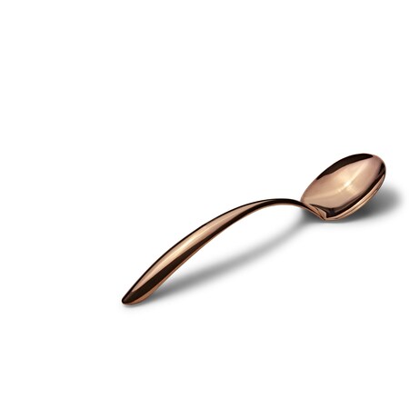 Bon Chef Ez Use Banq Svng Solid Spoon W/Hollow Cool Hndl 13.5" 2 Oz. - Rose Gold 9457RG